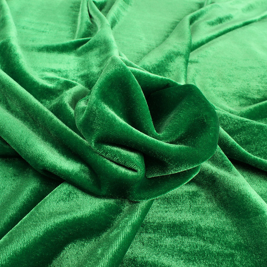 Tissu en velours extensible tricoté de 160cm de large | Tissu en velours Poly élastique de pour combinaison de sport