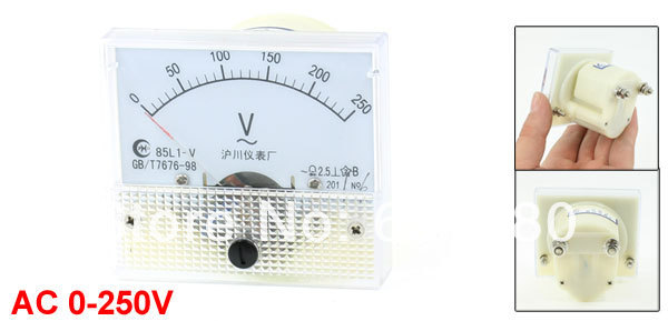 AC 0-250V 250V Analog Panel Volt Voltage Meter Voltmeter Gauge 85L1-300V 450V 500V