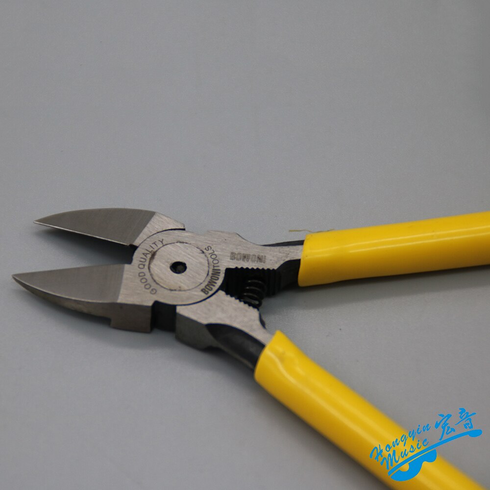 Fret Removing Puller Side Head Pliers Sharp Fret Flush Cutter Cutting Pliers For Guitar Metal+Rubber