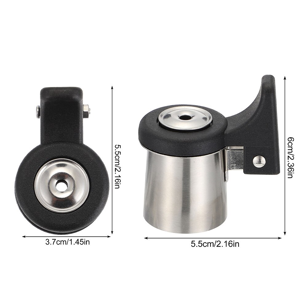 2 Stuks Rvs Fluitketel Fluiten Nozzles Water Boiler Alarm Ketel Uitloop Hulpstukken Accessoires