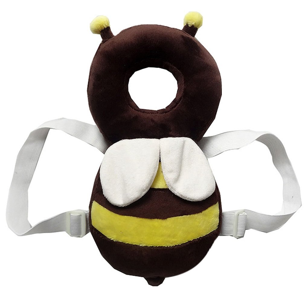 Coton bébé tête Protection coussin enfant en bas âge appui-tête cou mignon ailes soins infirmiers goutte résistance coussin bébé chute Protection taie d'oreiller: bee