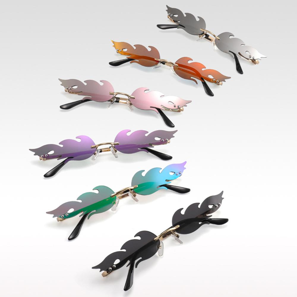 Solbriller brannflamme solbriller streetwear bilkjøringsbriller trender smale   uv 400 briller