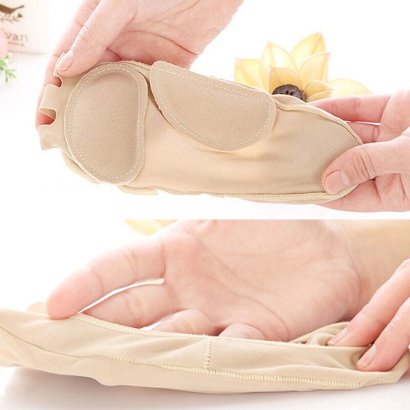 1 Paar Massage Sokken Vrouwen Kaki Zwart Vijf Vingers Tenen Sokken Ademend Voetverzorging/Tenen Vijf Onzichtbare Sokken