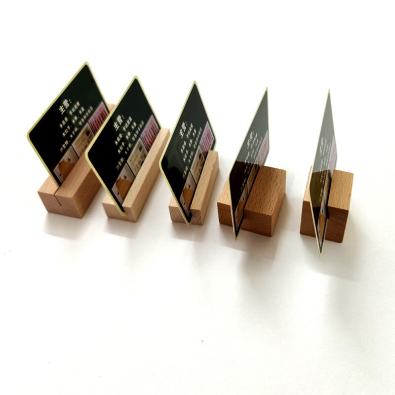 Présentoir de cartes en bois, palette en bois, porte-cartes de siège de bureau, décoration de fête DIY, 5 pièces/lot