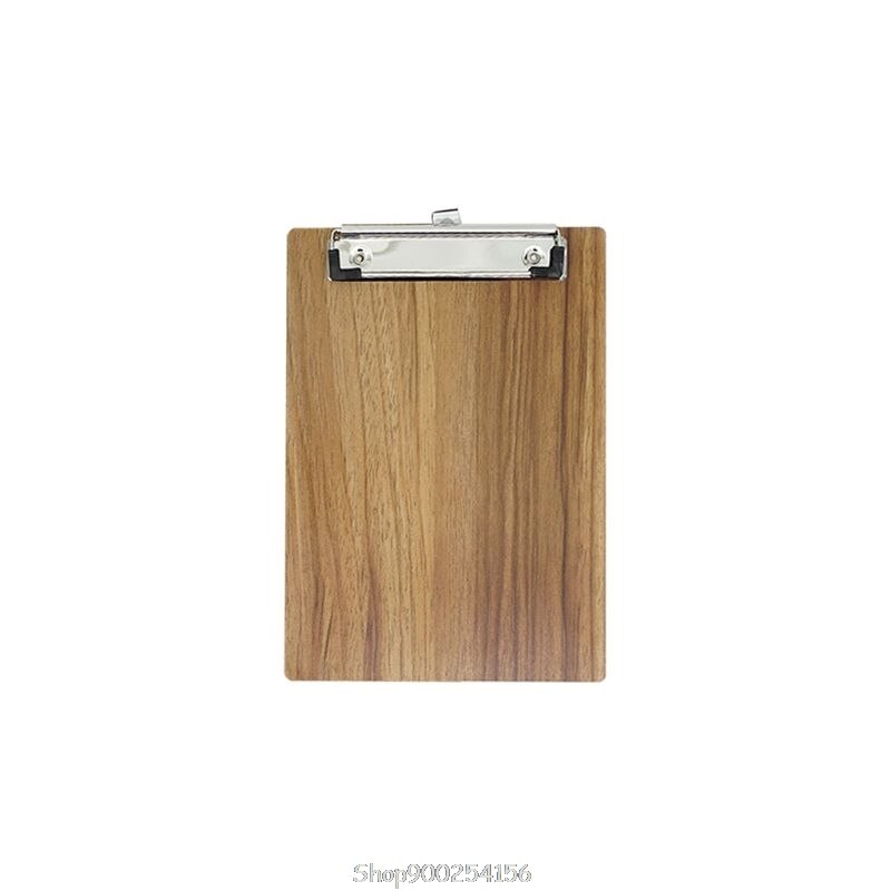 Portable A4 A5 Wooden Writing Clipboard File Hardboard Document Holder Office Stationery O19 20: Red