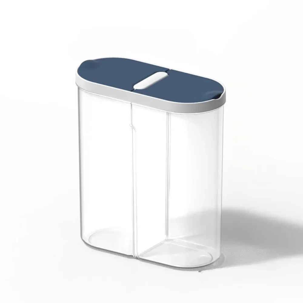 Plastic Opslagcontainer Pasta Rijst Dispenser Granen Organizer Dozen Kast Koelkast Opslag Potten Thuis Keuken Accessoires: Licht Groen