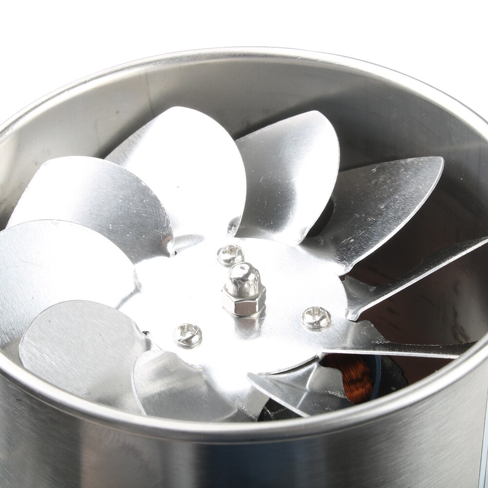 6 Inch 45w 220v Stainless Steel Exhaust Fan Toilet Kitchen Bathroom Hanging Wall Window Duct Fan Air Ventilator Extractor Blower