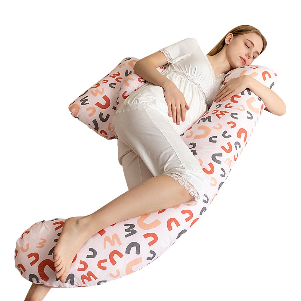 Almohada de embarazo para dormir de lado, cojín apto para la cintura de