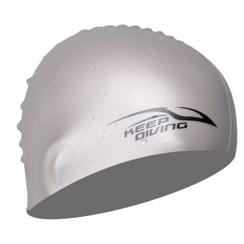 Sports Ear Protection Flexible Elastic Silicone Bathing Adults Accessory Waterproof Scuba Long Hair Pool Hat Swimming Cap Diving