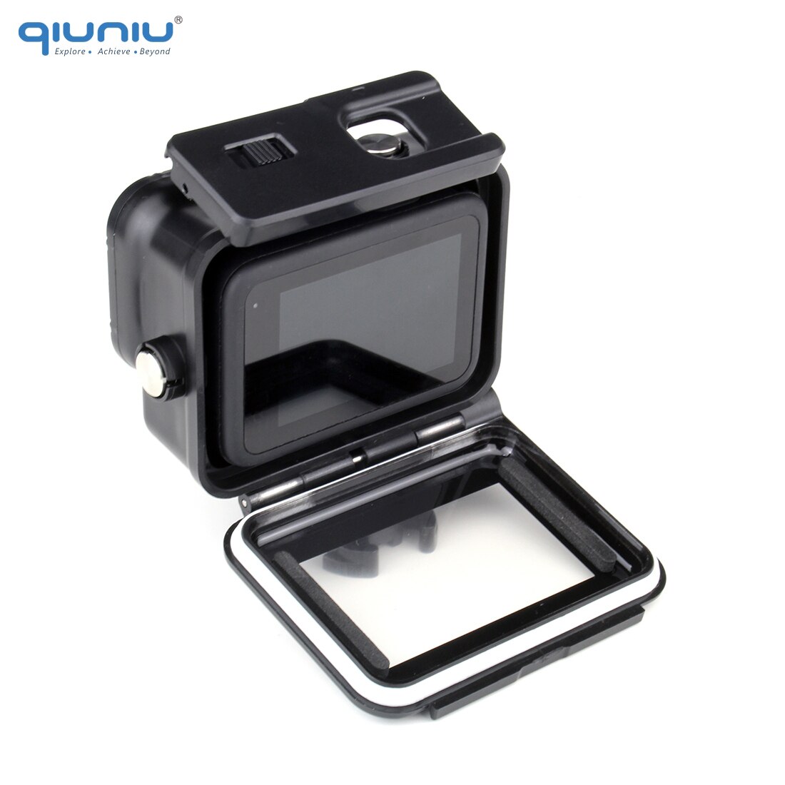 Qiuniu Voor Gopro Hero 9 Zwart 60M Waterdichte Duiken Behuizing Case + Lens Filter Kit + Statief Mount Adapter voor Gopro 9 Accessoire