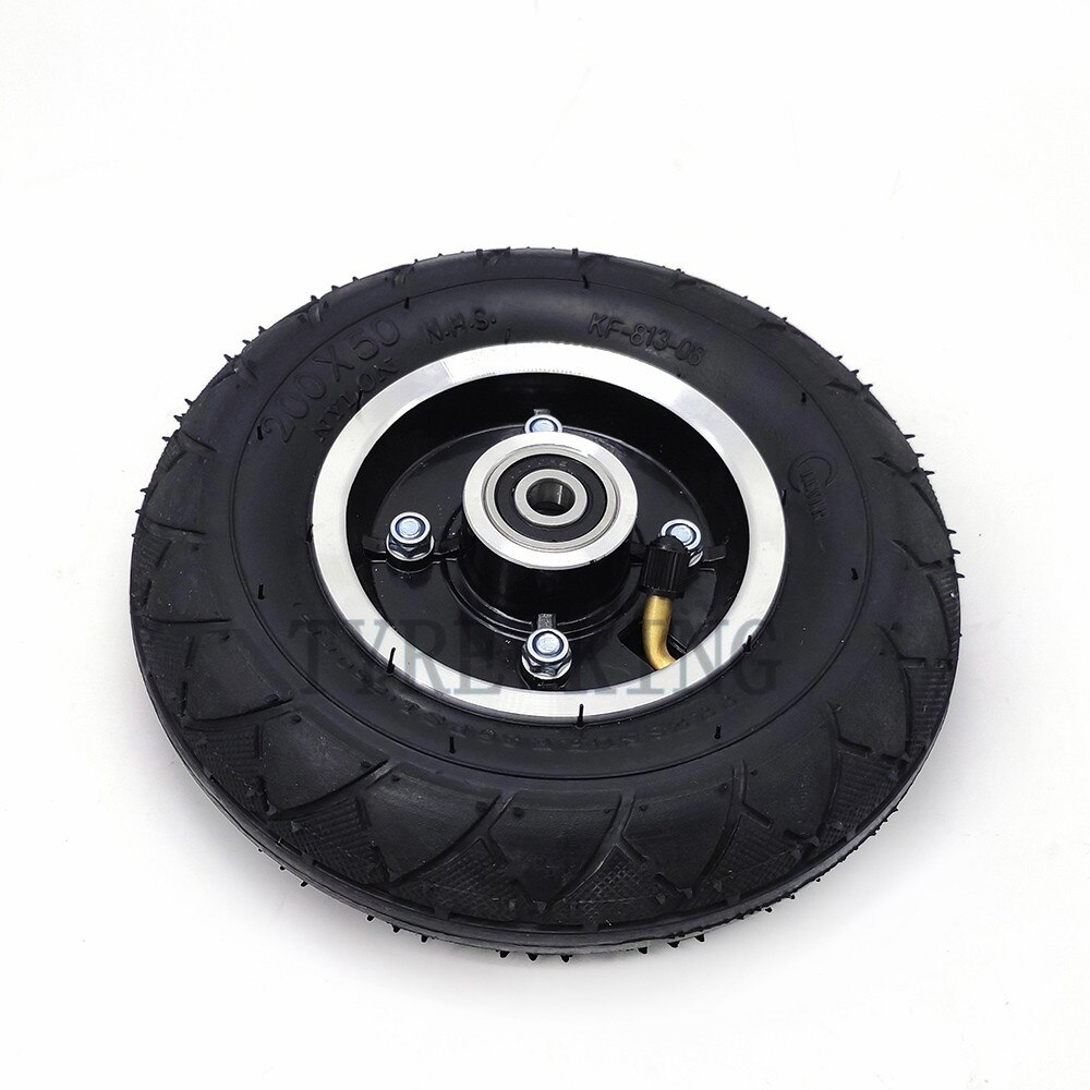 Good 200x50 Pneumatic Tire 8 Inch Inner and Outer Tires with Hub 200*50 Wheel Tyre for Small Dolphin Electric Scooter