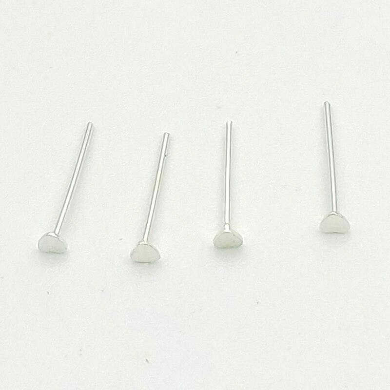 925 Sterling Zilveren Hart Neus Stud Tiny Neus Pin Piercing Sieraden 20 Stks/pak