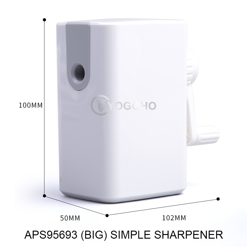 M&amp;G Hand-cranked Pencil Sharpener Manual Pencil Cutter Hand Crank Rotary Knife Pencil Sharpener Stationery Supplies: APS95690