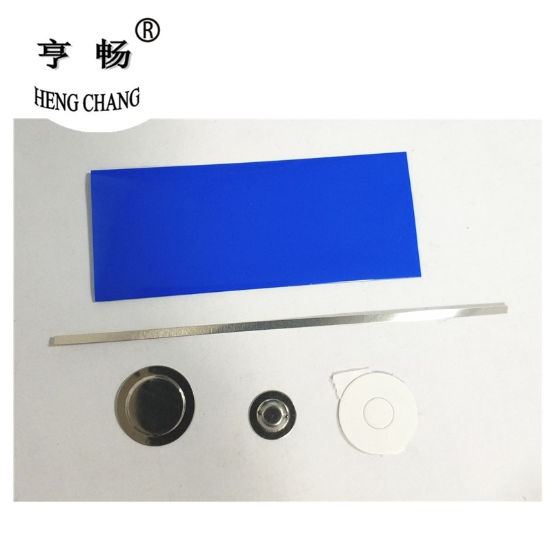 18650 lithium battery anode cap pointed cap steel plate negative steel plate 18650 flat head becomes pointed diy kit