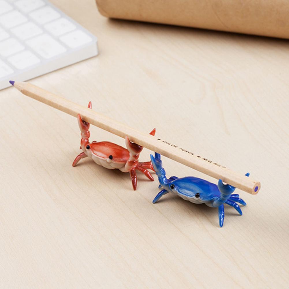 Easy to Hold Useful Stationery Single Pen Holder Bright Color Single Pen Holder for Home