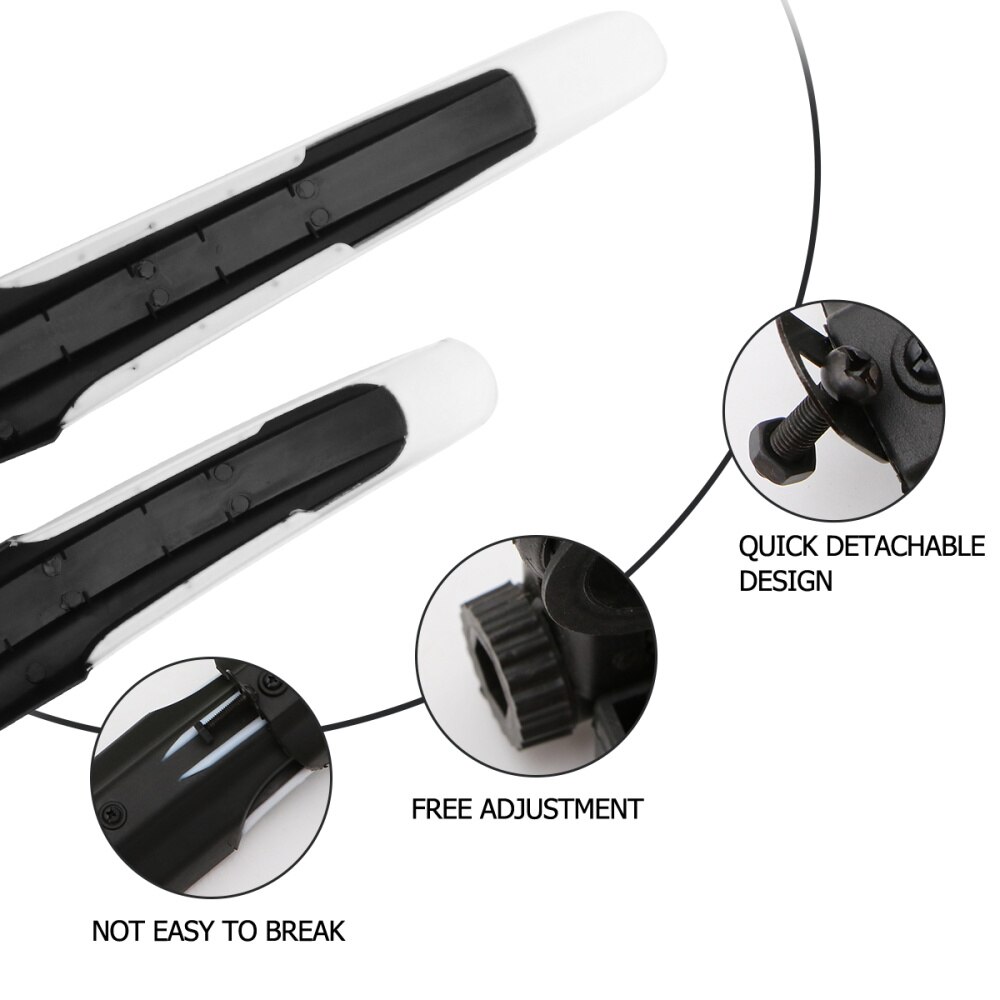 2pcs Bicycle Fender Bike Splash Guard Mountain Bike Front Rear Quick Release Cycling Fender Wings Mud Guard High-Strength Bike P