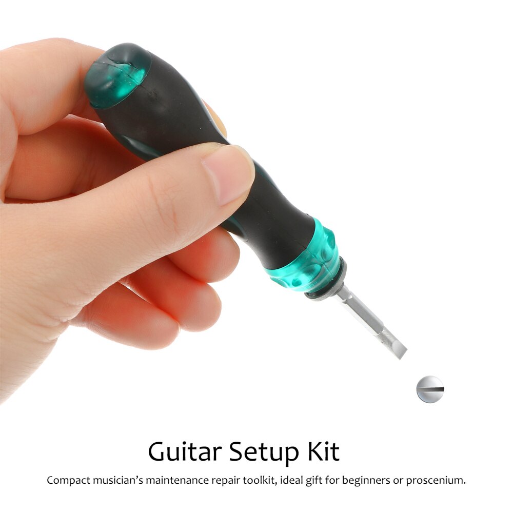 1 sæt /26 stk komplet guitar reparation vedligeholdelsesværktøj kit guitar setup kit