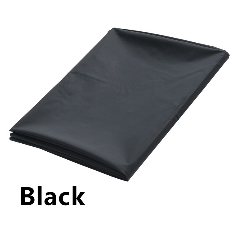 Pvc plastikplader til voksne voksne vinyl vandtæt allergivenlige madrasovertræk fuld queensize sengetøjsplader massage spa ark: Sort / 220 x 130cm