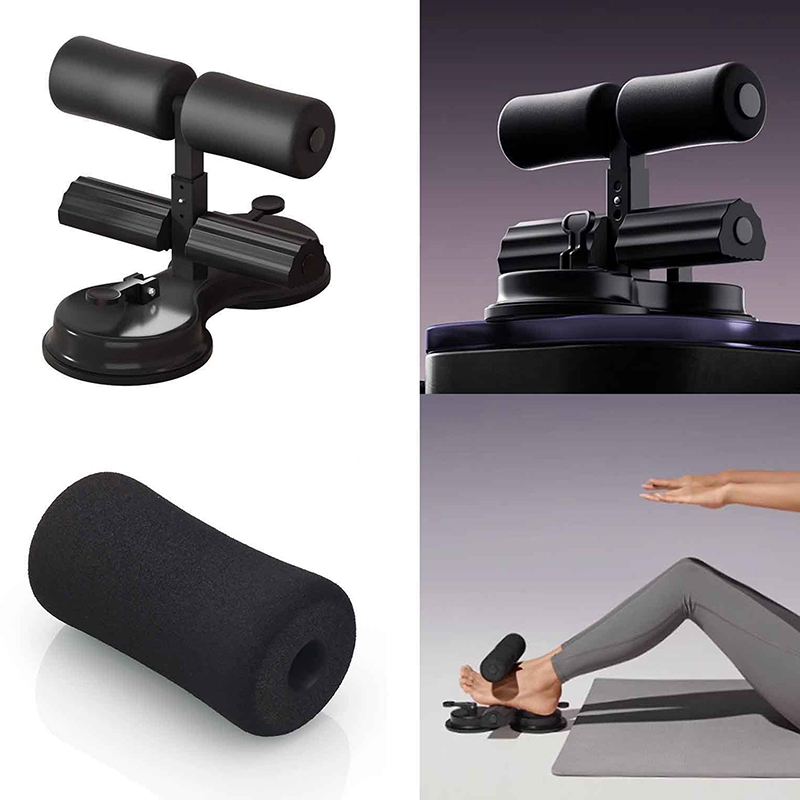 2Pcs Ab Training Sleeve Rolling Foam Roller Gym Exercise Foot Exercise Machines Roller Sit-up Board Hook Foot Foam Fitness Pads