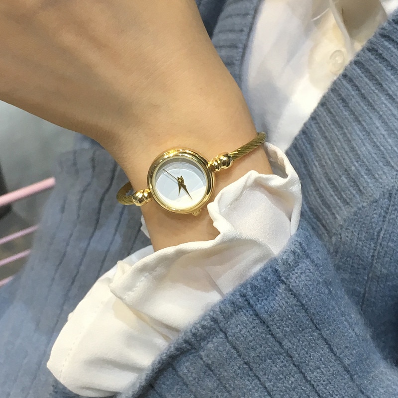Mode Vrouwen Armband Horloge Luxe Top Roestvrij Staal Goud Zilver Dames Horloge Vrouwelijke Klok Quartz Horloge Uur