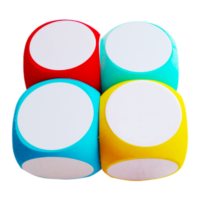 Cube Effaçable à Sec de 4x4 Pouces pour la Pratique des Mathématiques, Écriture de Tableau Blanc Répétable