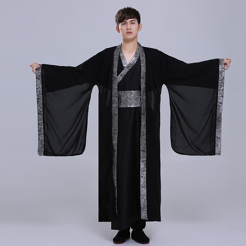 Kinesisk folkdräkt hanfu qin dynastin vår och höst krigande stater officiella tjänst han dynastin prestationskläder: 4 / Höjd 170-175cm