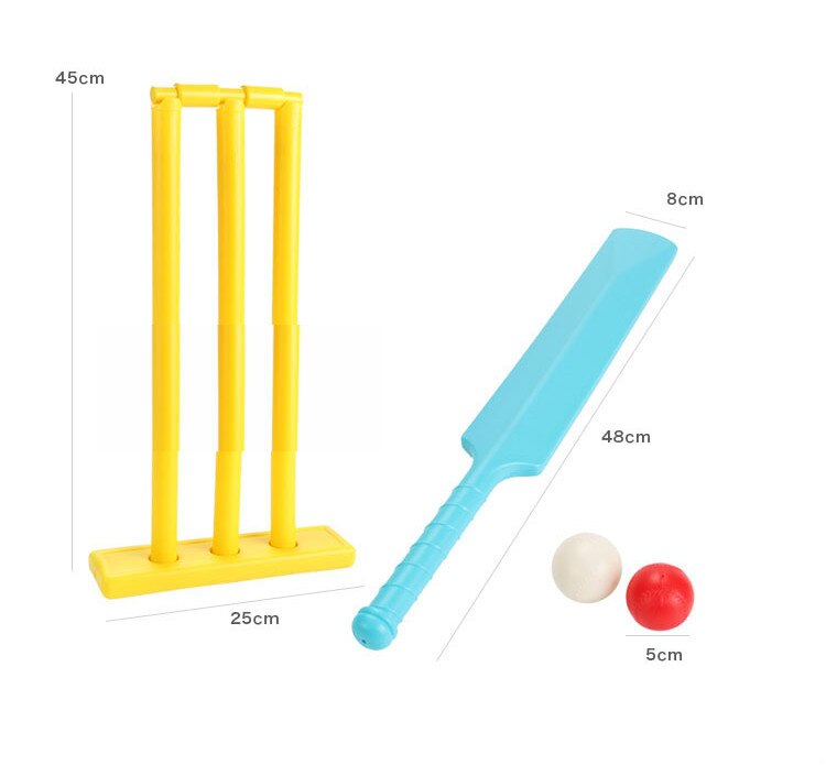 Juego de raqueta de Cricket, mango de esponja antideslizante, raqueta de madera adecuada para juegos de campo de playa