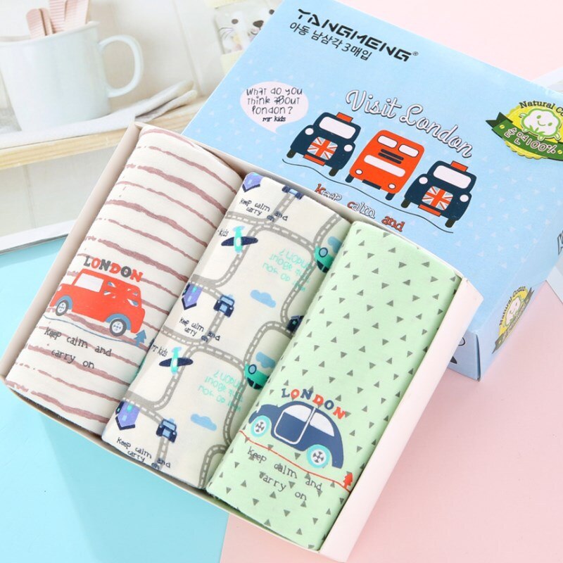 5 Pieces/Lot Summer Children Underwear Modal Shorts Panties for Baby Boy Catoon Printed Teenager Underpants: 511 2 / 80