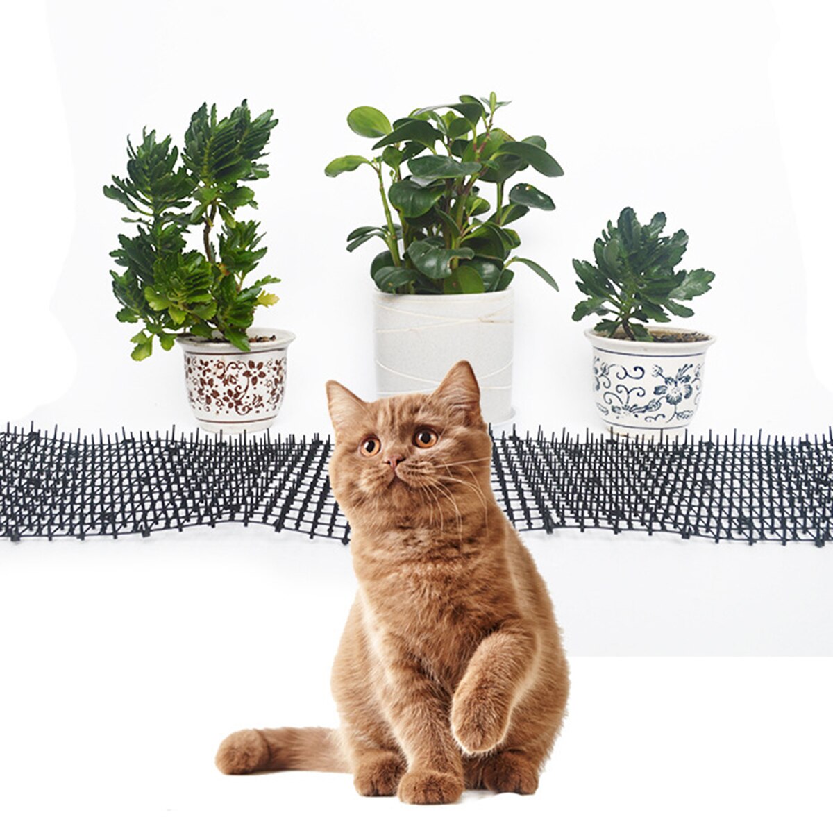 Kot zwiać mata ogród balkon anty-Kot kolczaste paski koty psy kopanie korek na ogród kwiaty samochód licznik topy sofa
