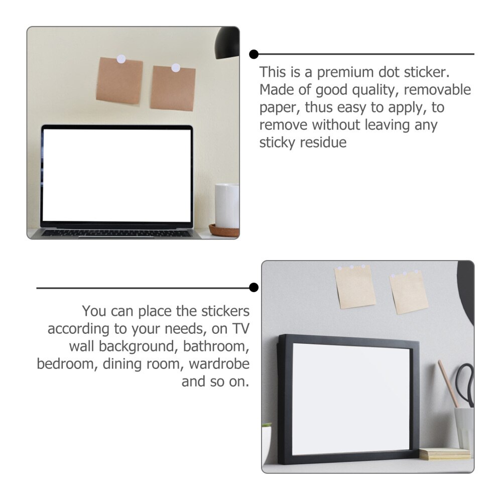 20 Sheets Adhesive Double Sided Dot Sticker for Scrapbook Craft Car Wall