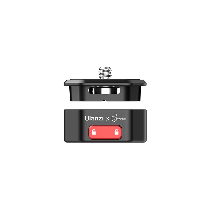 ULANZI Claw Camera Quick Release Mount Slide Lock QR System 1/4 Adapter Compatible for Manfrotto IFOOTAGE Tripod Monopod DSLR