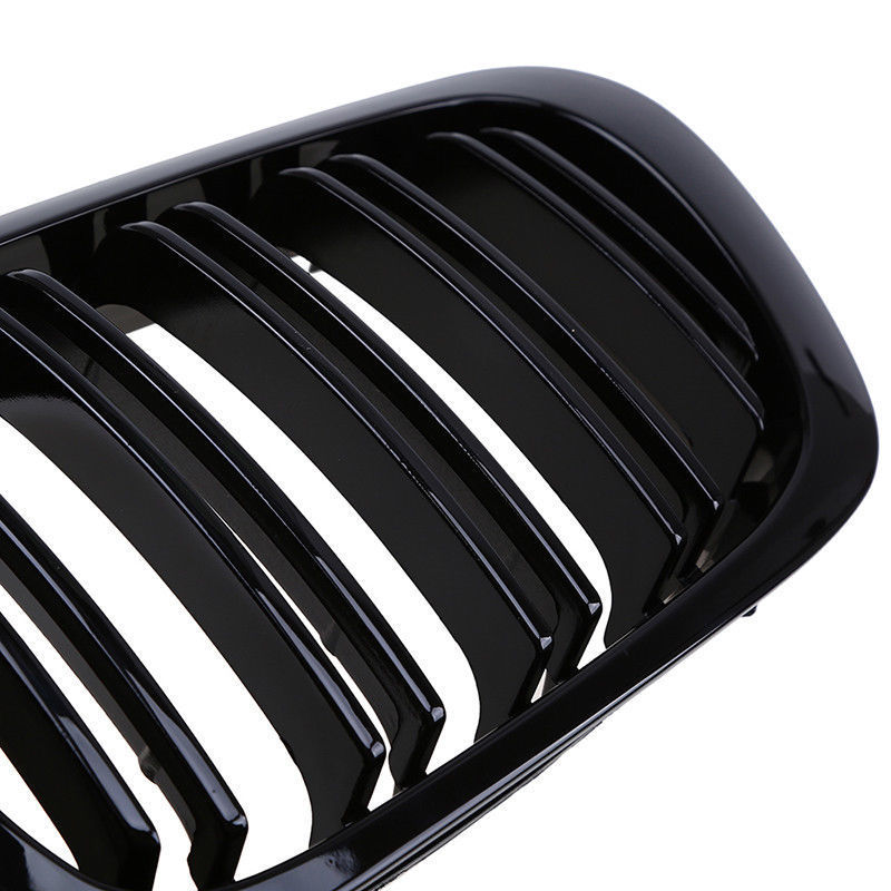 Pair Grille For 98-01 BMW E46 Left&Right 2-Door Side Front Coupe Grill Black Sport