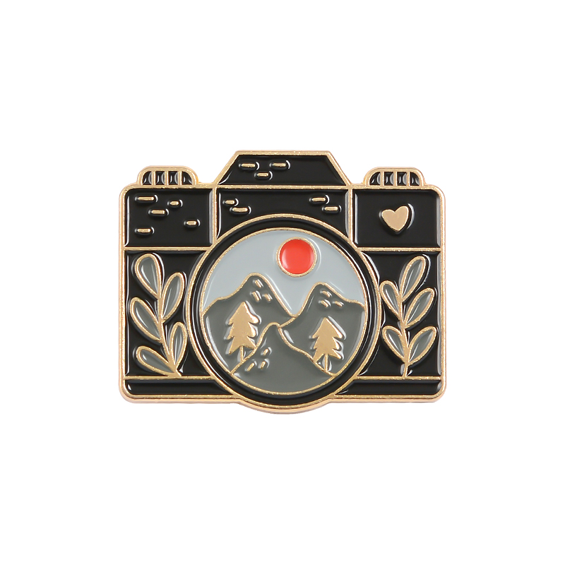 Multi Camera Ontwerpen Badges Lichtmetalen Emaille Label Pinnen Mode Foto Schieten Emaille Pin Cool Hoed Kleding Broche Accessoires: MP091-6