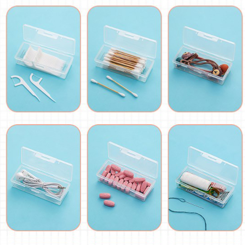 Boîte à médicaments de voyage Portable, porte-coton-tige, boîte à bijoux en fil de détail