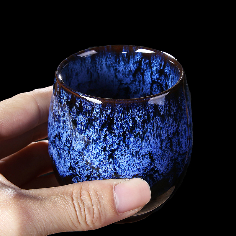 Japansk kop keramisk tekop pigmenteret vintage teskål 150ml master vandkopper drinkware testel beholder kaffekrus håndværk