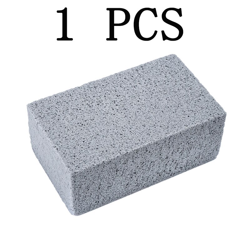 Cleaning Stone BBQ Racks Stains Grease Cleaner BBQ Tools Kitchen Gadgets BBQ Grill Cleaning Brick Block Barbecue: 1 PCS