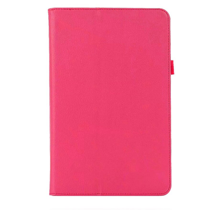 Litchi PU leather case For Samsung Galaxy Tab A 8.0 inch tablet cover SM-T290 T295 T297 Protective Tablet Case +Film+pen: rose