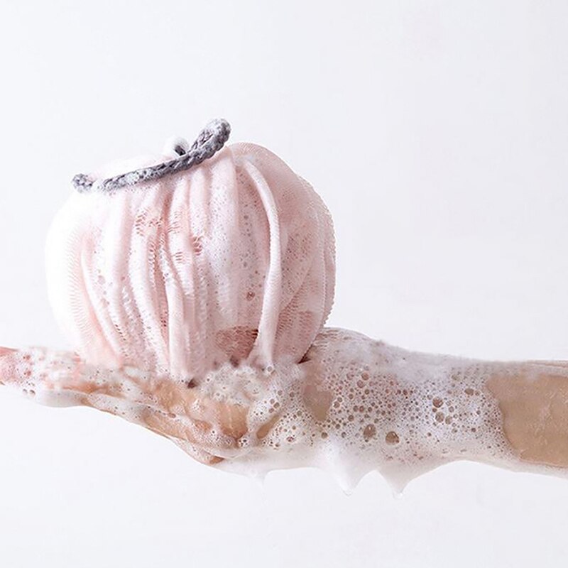Éponge de bain à bulles, Gel douche, éponge moussante, maille exfoliante, lavage de la peau, gant de toilette, soins du corps, nettoyage, outils de salle de bain