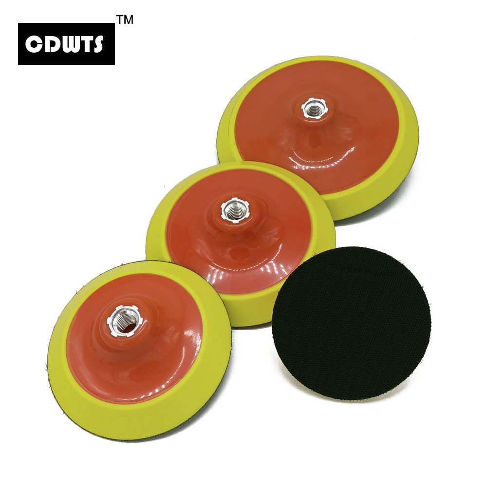 4/5/6/7Zoll 150mm Trägerplatte M14 M58 Schleifen Pad Unterstützer Kunststoff Unterstützer Pads für Schleifer Maschine und Polieren Pads