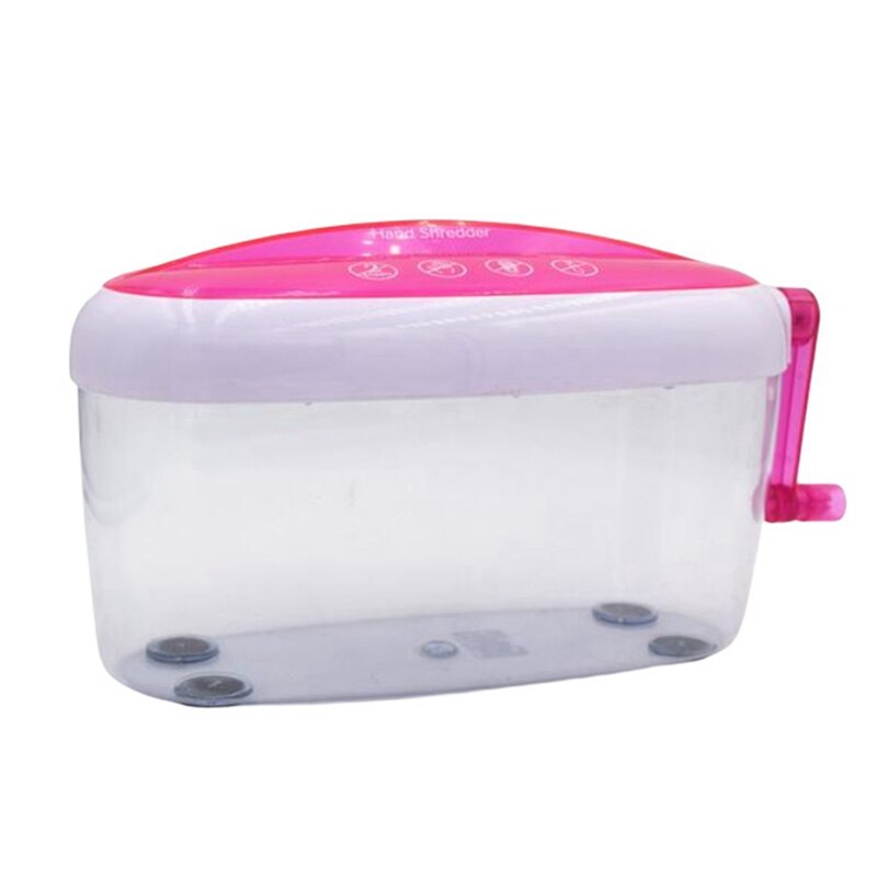 Mini Manual Small Portable Paper Shredder Applicable A4 Paper Cutting Tool Home Office Desktop Stationery