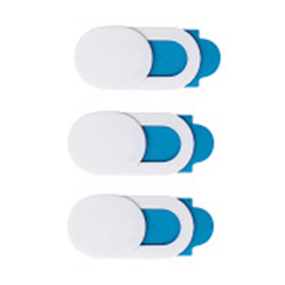 Thin Slide Privacy Protector Camera Webcam Cover Portable For Laptop Mobile Phone Tablet: White 3PCS