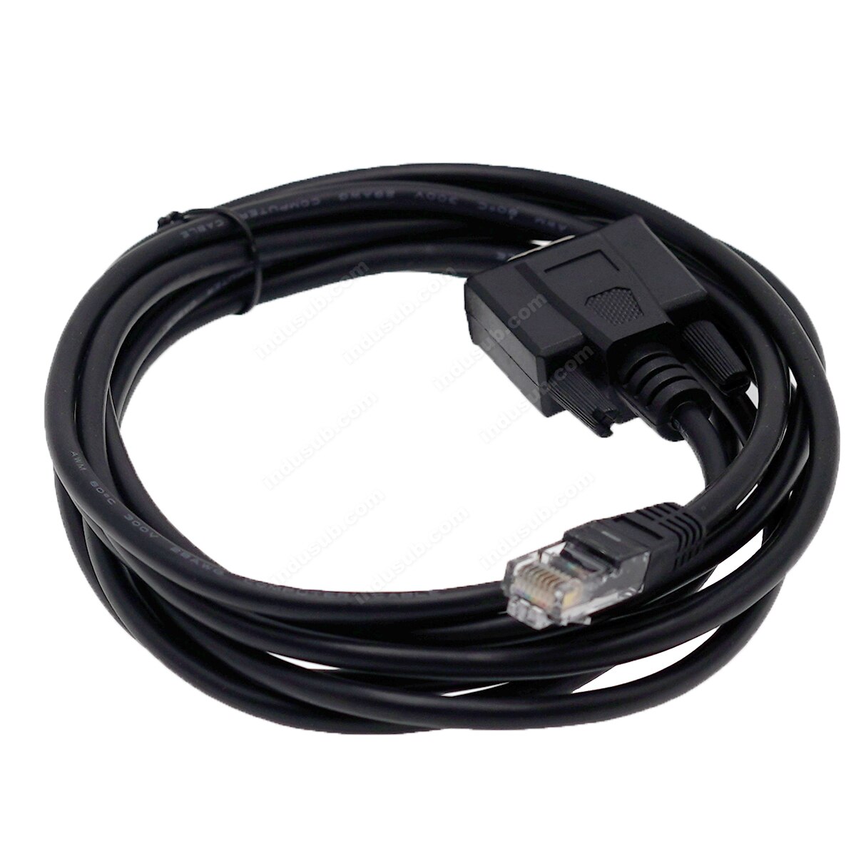 Compatible PLC Cable EH-VCB02 for EH series PLC, RS232, EM,E-28B 16-pin E-40/ EC-Round, OEM EHVCB02