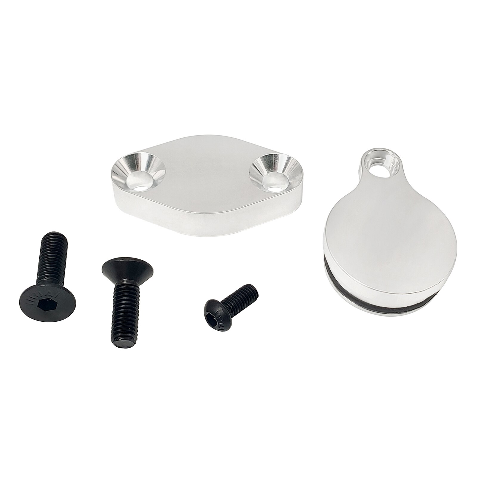 1x EGR Delete Intake/Exhaust Block Off Plate Trunk Accessory with O ring and bolt