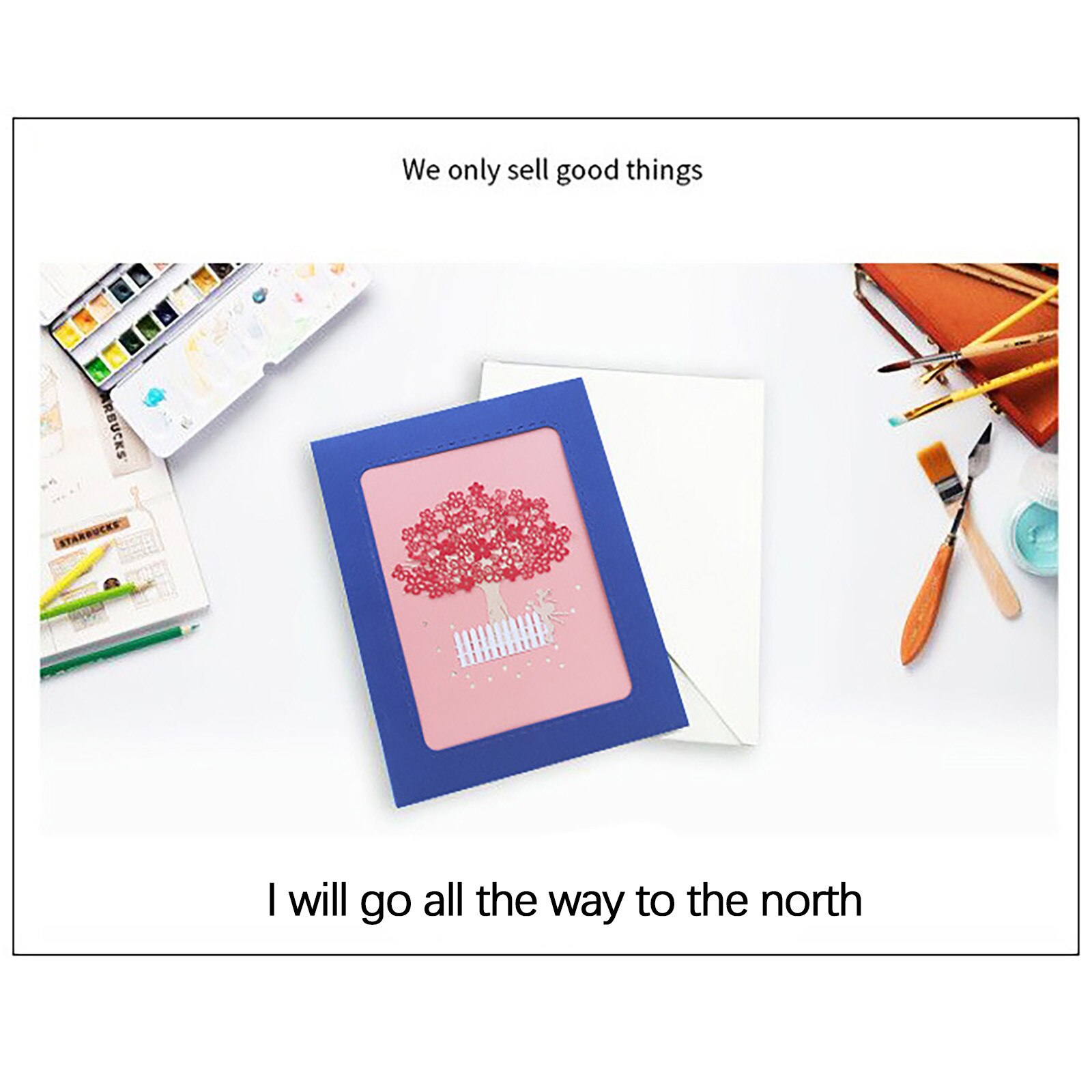 Bless card Endless greeting card 3D Stereo Greetin... – Grandado