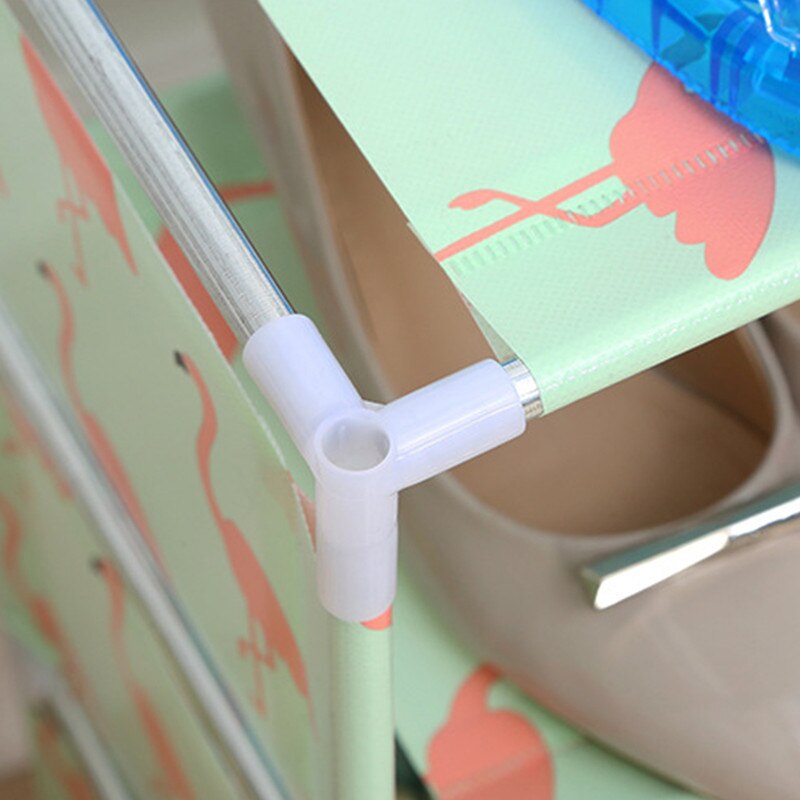 Diy Opvouwbare 5 Laag Non-woven Schoenenrek Grote Size Thuis Woonkamer Stof Stofdicht Kabinet Organizer Holder Stand schoenen Plank