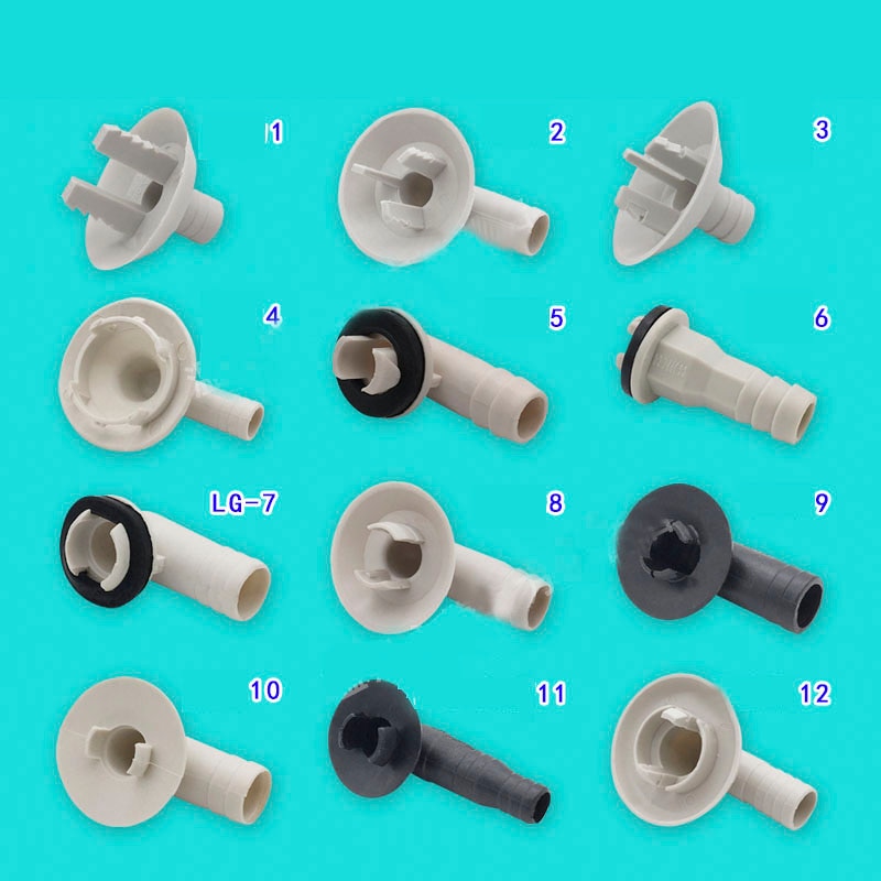 Conector de saída de drenagem de ar condicionado, mangueira de drenagem para ar condicionado externo, drenagem por gotejamento