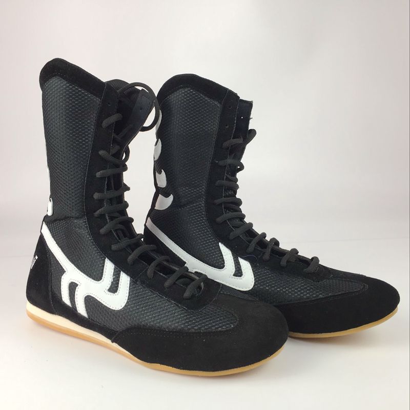 Zapatos de boxeo para hombre y mujer, calzado de entrenamiento deportivo , artes marciales, MMA