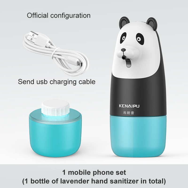 280ML automatyczny dozownik mydła w płynie panda bezdotykowy czujnik USB ładowanie podczerwieni indukcja Bashroom pianka ręka pralka narzędzia