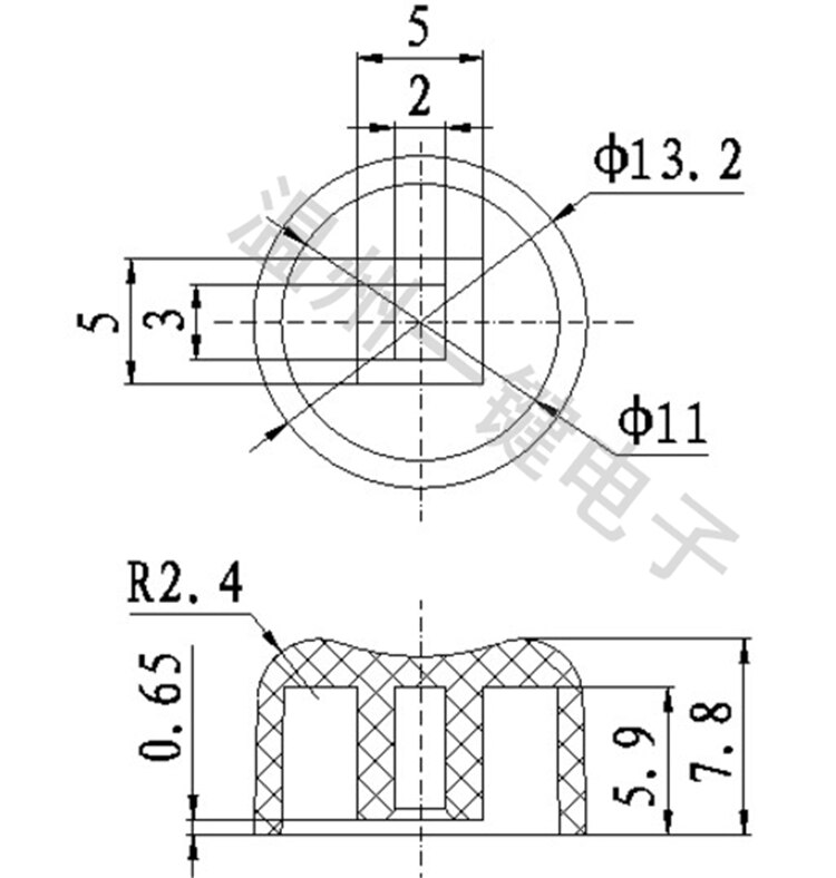 100 PCS Self-locking cap 7*7 switch self-locking 8*8 key cap A01 7*7/8*8/8.5