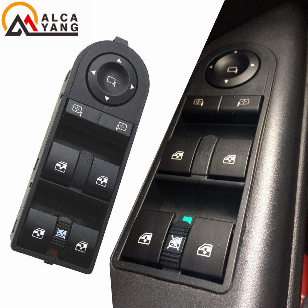Electric Power Window Master Control Switch Fit Voor Vauxhall Voor Opel Astra H Zafira 13228699 13228877